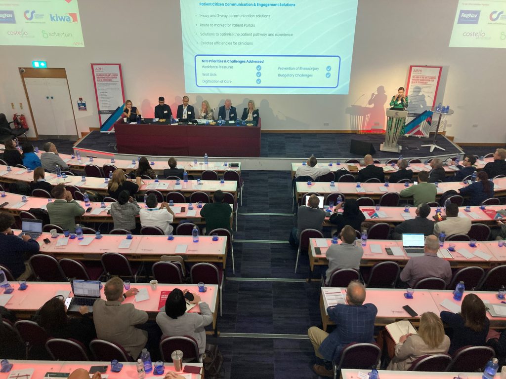 Image of panel session from ABHI UK HealthTech Conference 2024